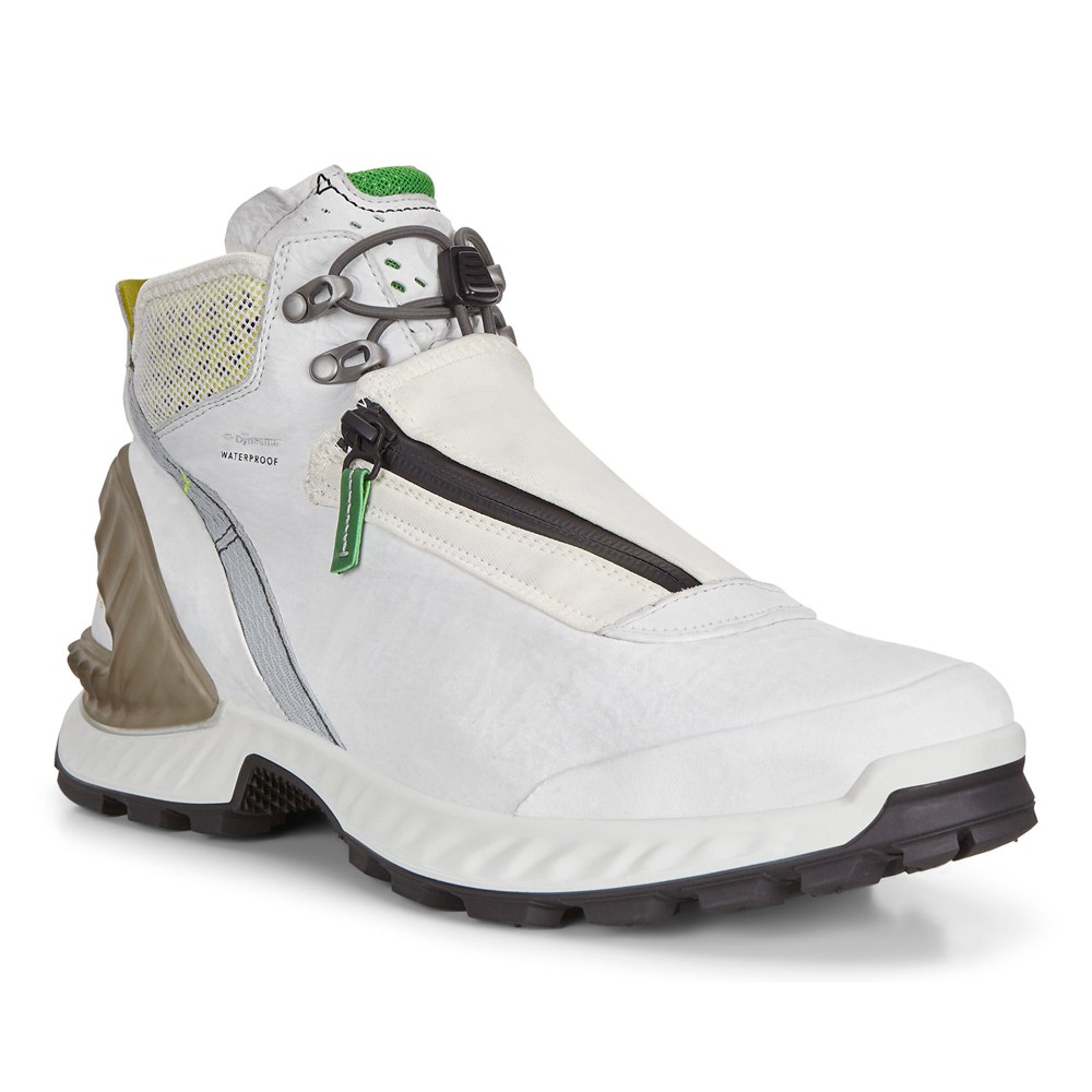 Tenis De Montaña Hombre - ECCO Exohike Mid Dyneema Boots - Blancos - QGN157824